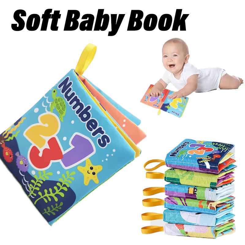 Soft Baby Sensory Fabric Book